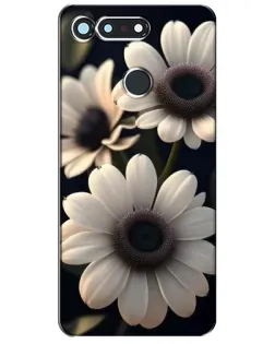 Чехол для Huawei Honor View 20 / V20 с картинкой «Белые маргаритки макро»