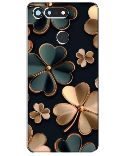Чехол для Huawei Honor View 20 / V20 с картинкой «Клевер в золоте»