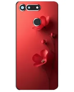 Чехол для Huawei Honor View 20 / V20 с картинкой «Маковые соцветия»