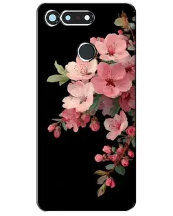 Чехол для Huawei Honor View 20 / V20 с картинкой «Розовая ветка сакуры»