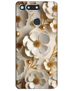 Чехол для Huawei Honor View 20 / V20 с картинкой «Белие бумажние  цвети»