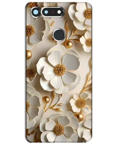 Чехол для Huawei Honor View 20 / V20 с картинкой «Белие бумажние  цвети»