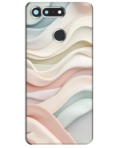 Чехол для Huawei Honor View 20 / V20 с картинкой «Пастельные нежные волны»