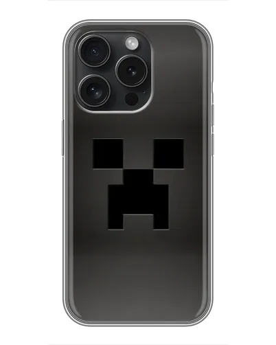Чехол для Huawei Honor X7e Plus с картинкой «Черный крипер градиент»