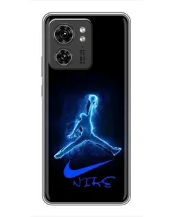 Чехол для Huawei Enjoy 90 Plus с картинкой «Jordan Neon Blue»