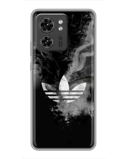 Чехол для Huawei Enjoy 90 Plus с картинкой «Абстрактный дым Adidas»
