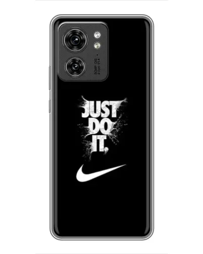 Чехол для Huawei Enjoy 90 Plus с картинкой «Текстовый принт Nike»