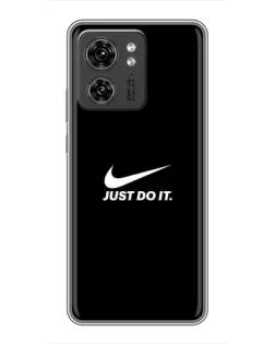 Чехол для Huawei Enjoy 90 Plus с картинкой «Минимализм от Nike»