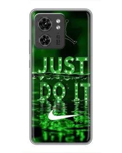 Чехол для Huawei Enjoy 90 Plus с картинкой «Зеленый неоновый Nike»