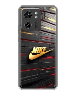 Чехол для Huawei Enjoy 90 Plus с картинкой «Золотой Nike на металле»