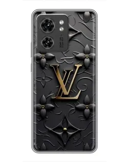 Чехол для Huawei Enjoy 90 Plus с картинкой «Кожаная текстура LV»