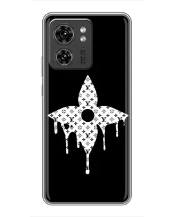 Чехол для Huawei Enjoy 90 Plus с картинкой «Цветочная монограмма»