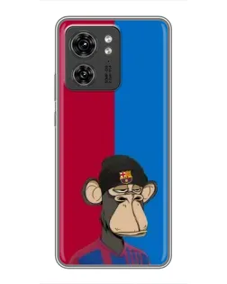 Чохол для Huawei Enjoy 90 Plus з картинкою «Bored Ape — фанат Барси»