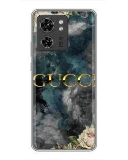 Чехол для Huawei Enjoy 90 Plus с картинкой «Абстрактные цветы Gucci»