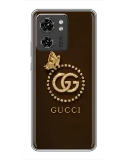 Чехол для Huawei Enjoy 90 Plus с картинкой «Gucci — золотая бабочка»