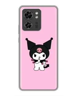 Чохол для Huawei Enjoy 90 Plus з картинкою «Kuromi — рожева ніжність»
