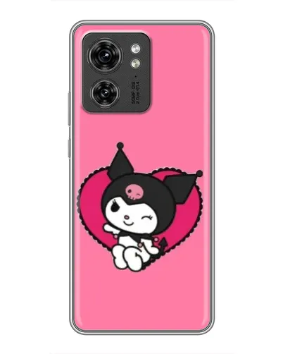 Чохол для Huawei Enjoy 90 Plus з картинкою «Kuromi — любов у серці»
