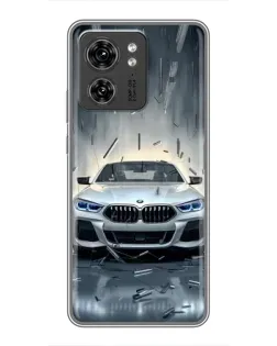 Чехол для Huawei Enjoy 90 Plus с картинкой «BMW в свете фар»