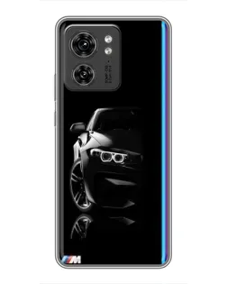 Чехол для Huawei Enjoy 90 Plus с картинкой «Силуэт BMW в темноте»