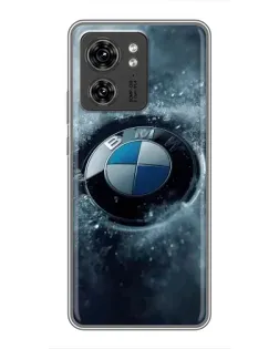 Чехол для Huawei Enjoy 90 Plus с картинкой «Логотип BMW — лед»