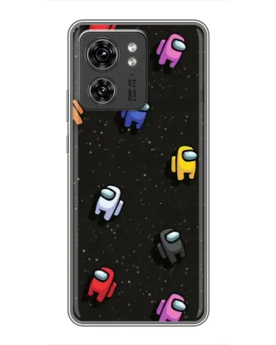 Чохол для Huawei Enjoy 90 Plus з картинкою «Космічний патерн Among Us»