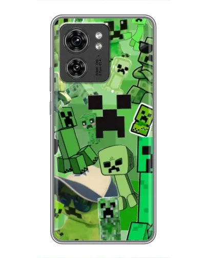 Чехол для Huawei Enjoy 90 Plus с картинкой «Криперы Minecraft»