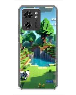 Чехол для Huawei Enjoy 90 Plus с картинкой «Minecraft летний день»