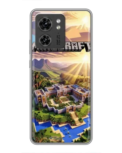 Чехол для Huawei Enjoy 90 Plus с картинкой «Minecraft панорама»