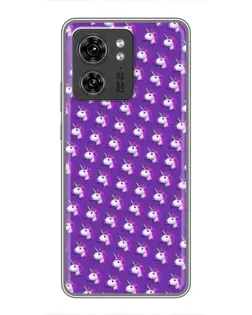 Чехол для Huawei Enjoy 90 Plus с картинкой «Единороги на фиолетовом»