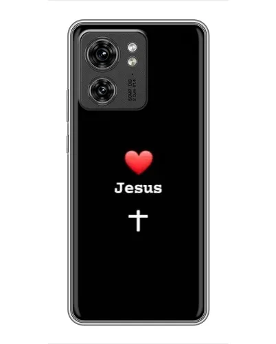 Чехол для Huawei Enjoy 90 Plus с картинкой «Сердце - Jesus»