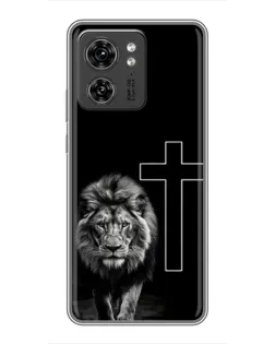 Чохол для Huawei Enjoy 90 Plus з картинкою «Лев та Хрест»