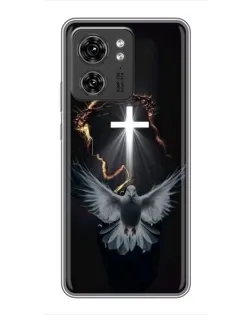 Чехол для Huawei Enjoy 90 Plus с картинкой «Голубь и Свет»