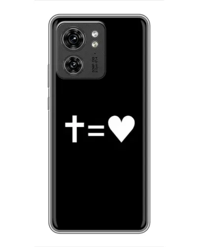 Чехол для Huawei Enjoy 90 Plus с картинкой «Крест и Сердце»