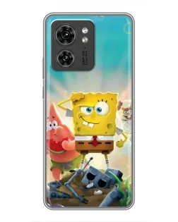 Чехол для Huawei Enjoy 90 Plus с картинкой «Спанч Боб победитель»