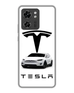 Чохол для Huawei Enjoy 90 Plus з картинкою «Tesla White Style»