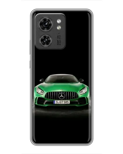 Чехол для Huawei Enjoy 90 Plus с картинкой «Mercedes — неоновый лого»