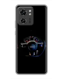 Чохол для Huawei Enjoy 90 Plus з картинкою «Салон Audi — кермо»