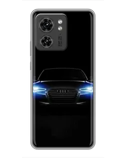 Чохол для Huawei Enjoy 90 Plus з картинкою «Audi в неоні»