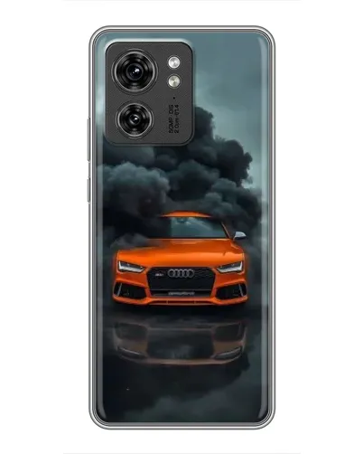 Чохол для Huawei Enjoy 90 Plus з картинкою «Audi у хмарах диму»