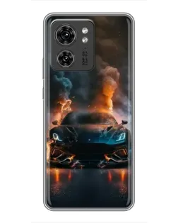 Чохол для Huawei Enjoy 90 Plus з картинкою «Lamborghini димна естетика»