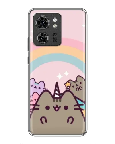 Чехол для Huawei Enjoy 90 Plus с картинкой «Единорог Pusheen»
