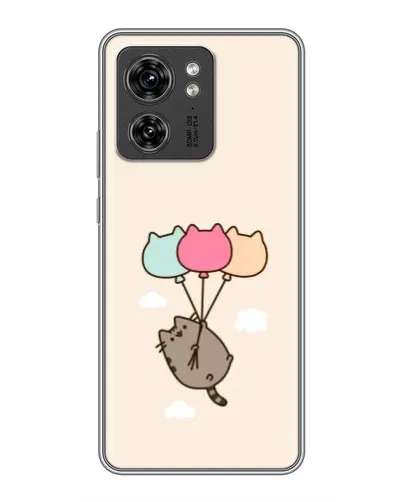 Чехол для Huawei Enjoy 90 Plus с картинкой «Пушин на шариках»