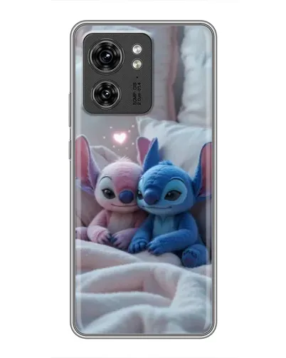 Чехол для Huawei Enjoy 90 Plus с картинкой «Плюшевые Стич Ангел»