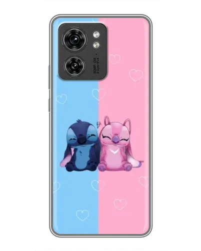 Чехол для Huawei Enjoy 90 Plus с картинкой «Stitch и Angel Love»