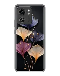 Чохол для Huawei Enjoy 90 Plus з картинкою «Лілові квіти грації»