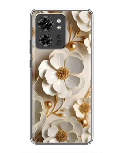 Чохол для Huawei Enjoy 90 Plus з картинкою «Білі паперові квіти»