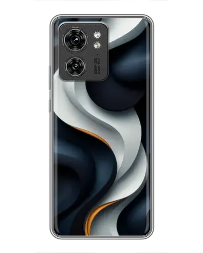 Чохол для Huawei Enjoy 90 Plus з картинкою «Об'ємні чорно-білі стрічки» Чохол для Huawei Enjoy 90 Plus з картинкою «Об'ємні чорно-білі стрічки»