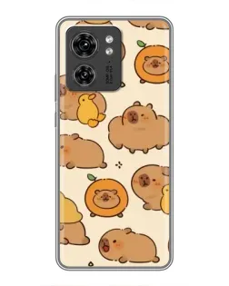 Чохол для Huawei Enjoy 90 Plus з картинкою «Капібари з апельсинами»