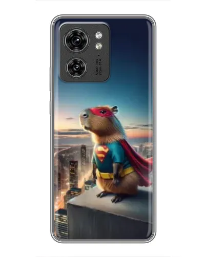 Чехол для Huawei Enjoy 90 Plus с картинкой «Капи-мен супергерой»
