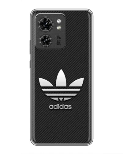 Чехол для Huawei Enjoy 90 с картинкой «Adidas Карбоновая текстура»